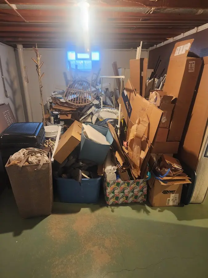 Roll-off dumpster container at job site for Construction Dumpster Rental in Holiday